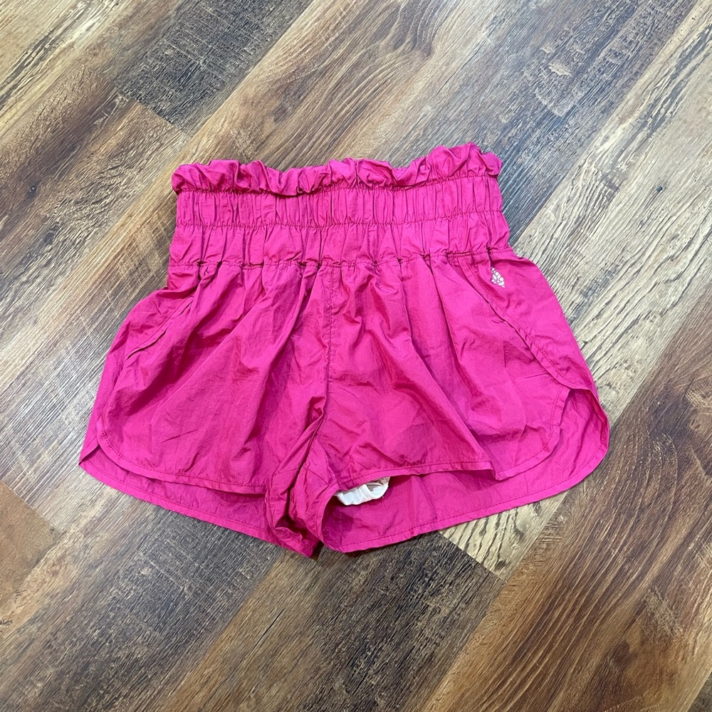 Free People Hot Pink Athletic Shorts